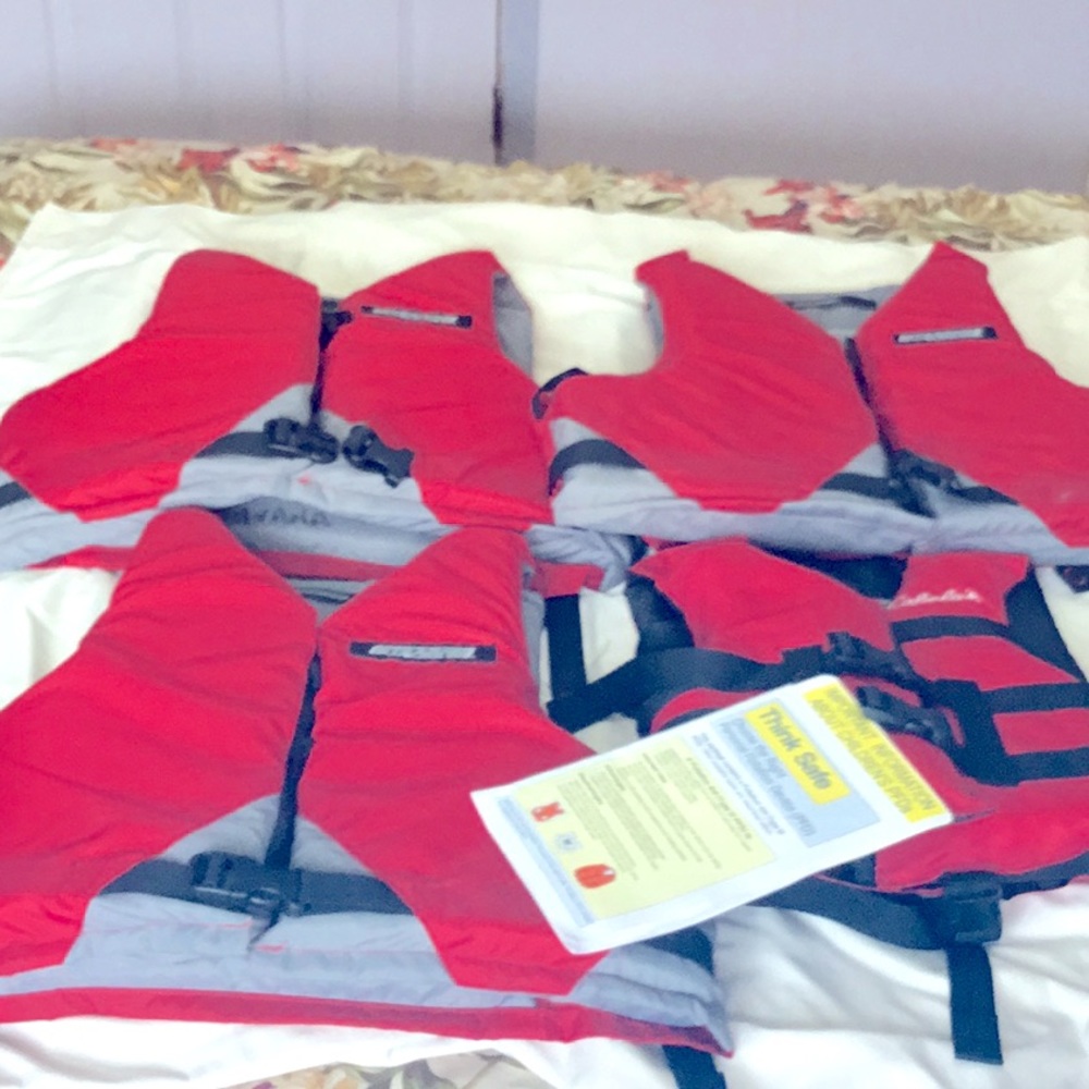 Life Vests Flotation Devices Boat Water Skiing Fishing Water Sports